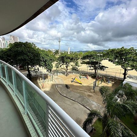 Ferienwohnung Ap Pe Na Areia Vista Parcial Mar Santos  Exterior foto