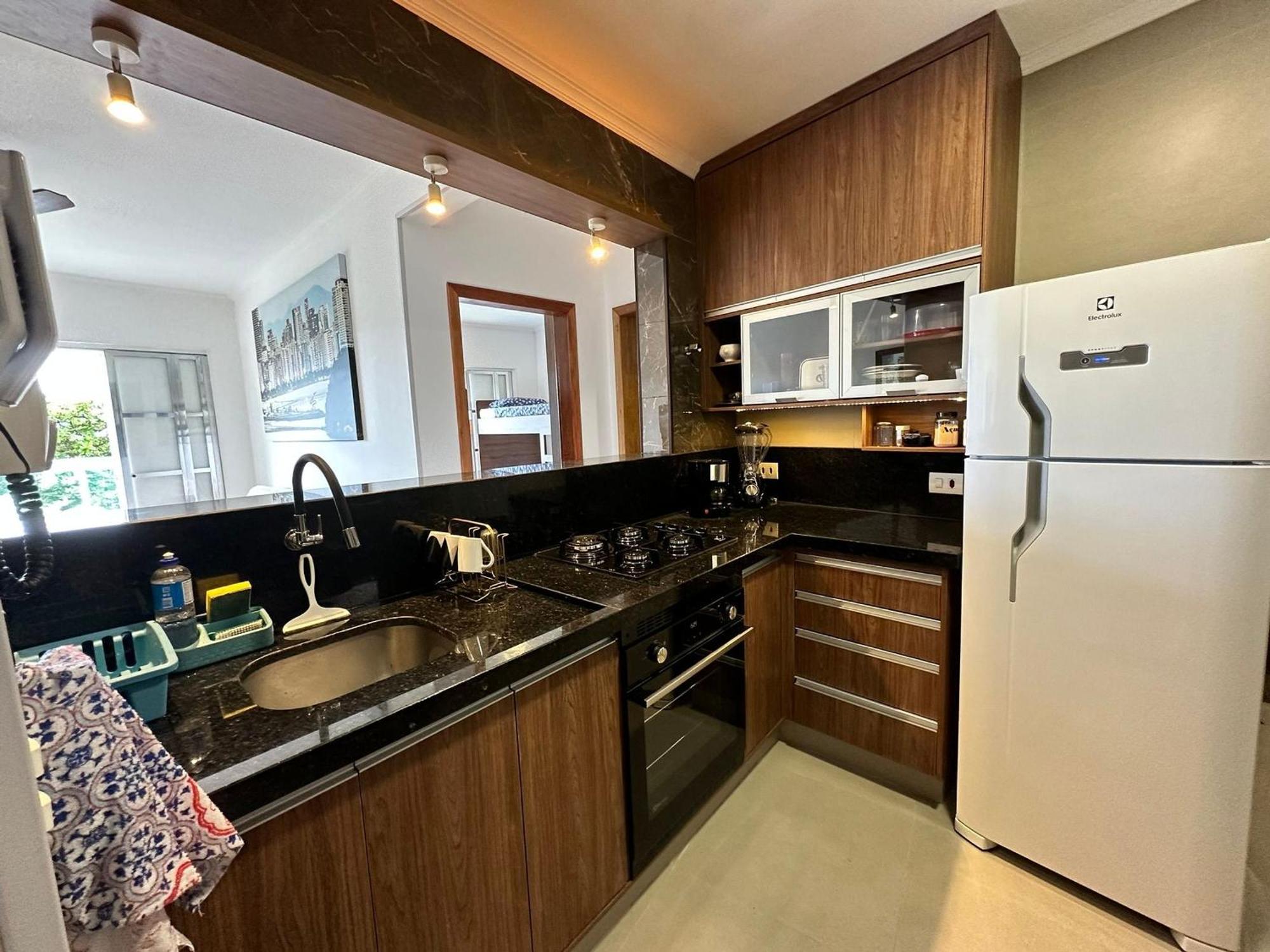 Ferienwohnung Ap Pe Na Areia Vista Parcial Mar Santos  Exterior foto