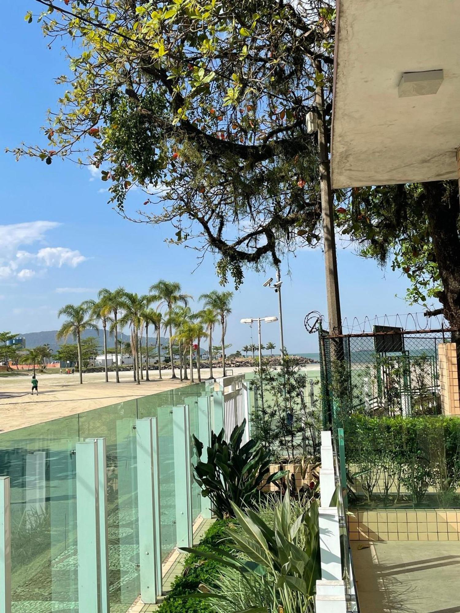 Ferienwohnung Ap Pe Na Areia Vista Parcial Mar Santos  Exterior foto