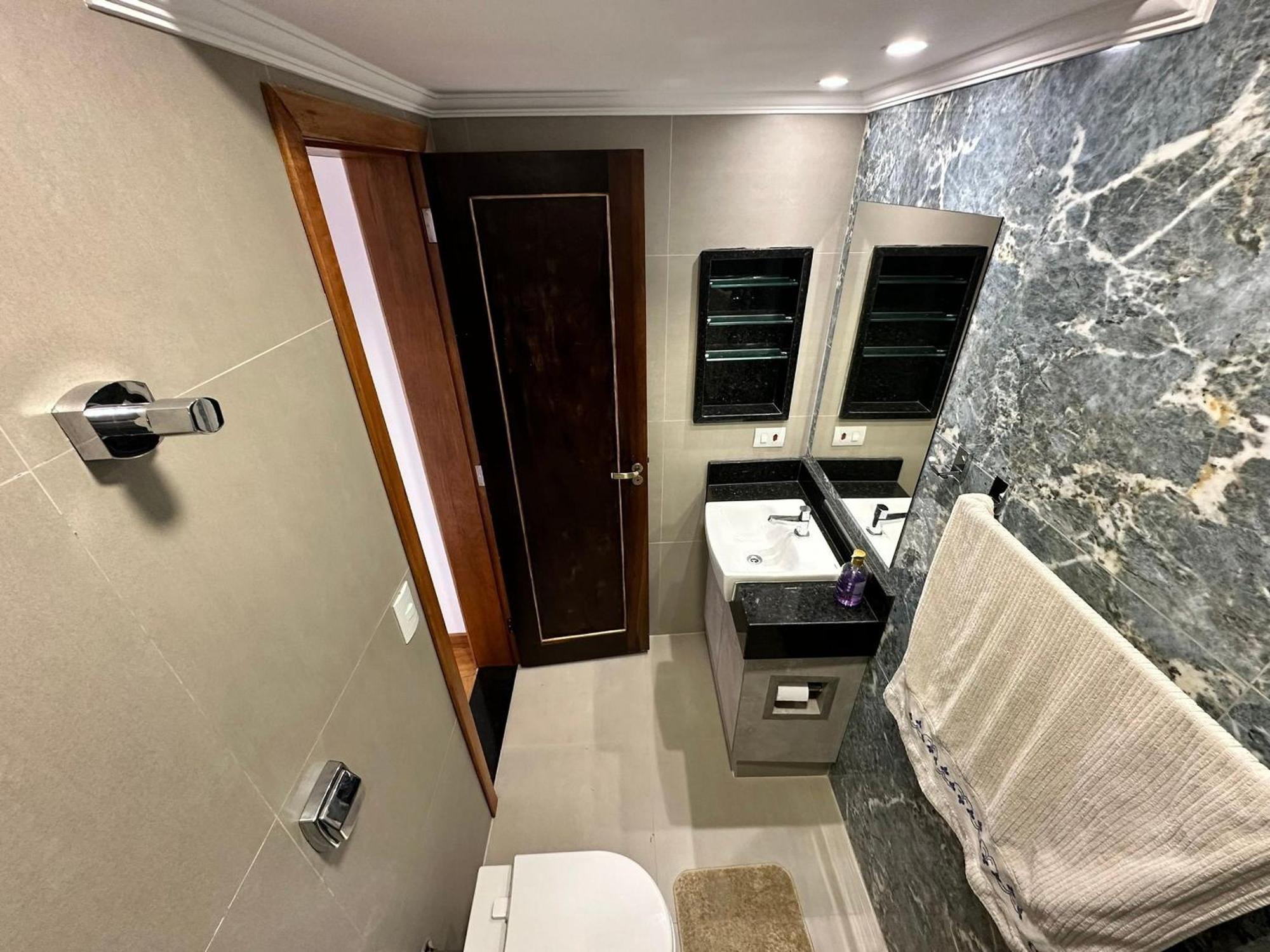 Ferienwohnung Ap Pe Na Areia Vista Parcial Mar Santos  Exterior foto