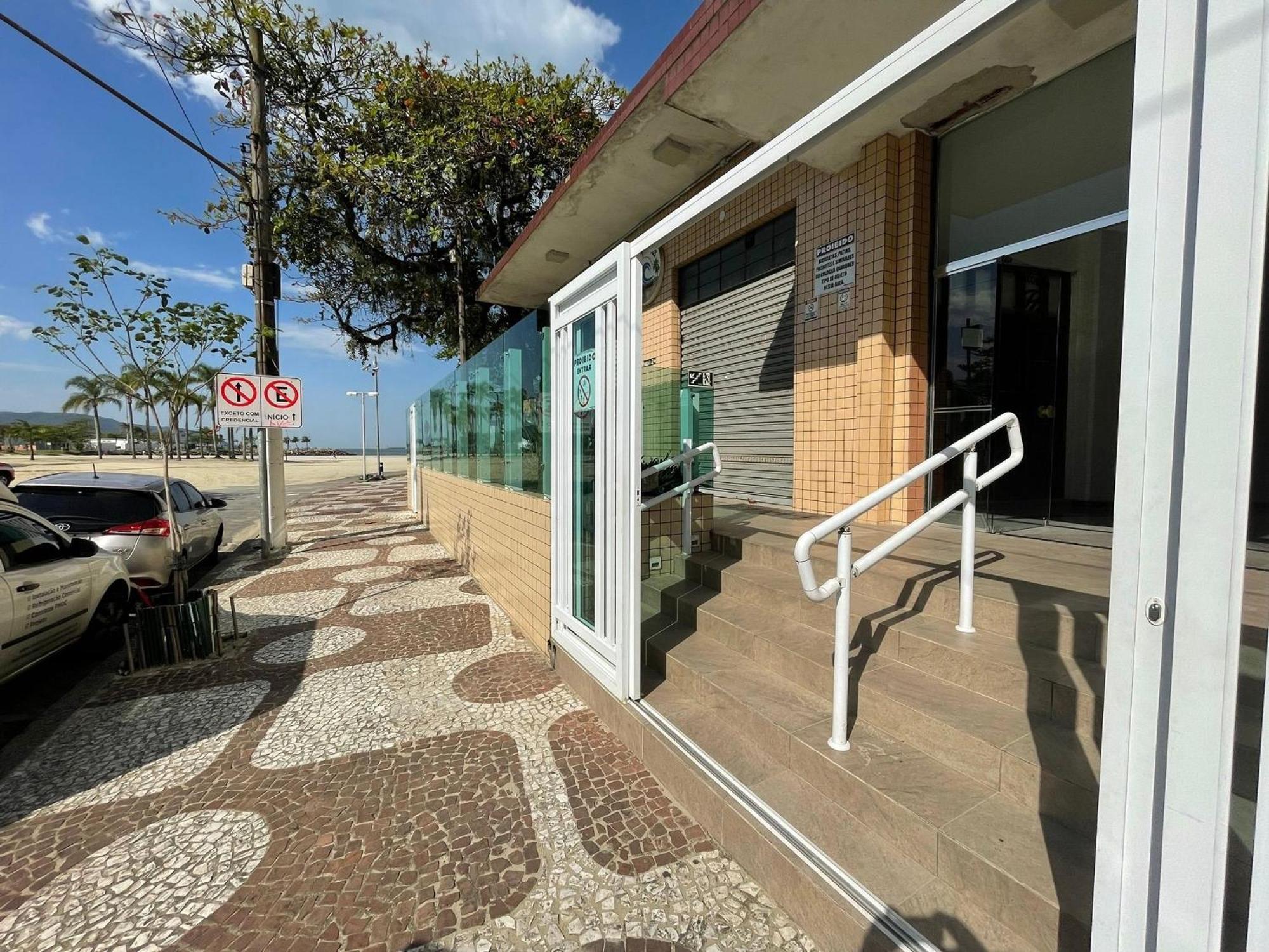 Ferienwohnung Ap Pe Na Areia Vista Parcial Mar Santos  Exterior foto